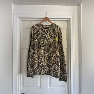 Mossy Oak Shadow Grass Blades Camouflage Long Sleeve, Size 3XL